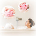 TDHDIKE Silicone Body Scrubber Loofah - Set of 3 Soft Exfoliating Body Bath Shower Scrubber Loofah Brush for Sensitive Kids Women Men All Kinds of