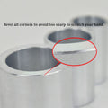 Reducing Bushing Arbor Adapters 1" Thick from 1-1/4" to 1", 3/4", 5/8", 1/2" Arbor Aluminum - S/4 1" Thick-4 Piece