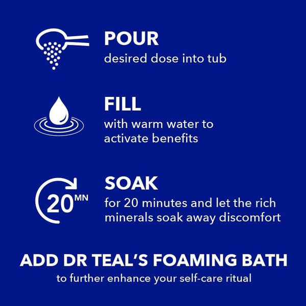 Dr Teal's Epsom Salt Magnesium Soak, Lavender, Eucalyptus & Wellness Trio, 3 lbs (Pack of 3) Lavender, Eucalyptus, and Rosemary 48 Ounce (Pack of 3)