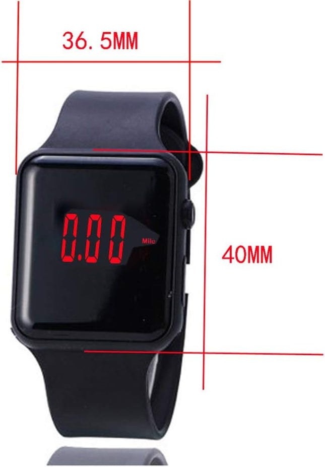 Weicam 10 Pack Unisex Men Women LED Wrist Watch Silicone Electronic Sports Watch