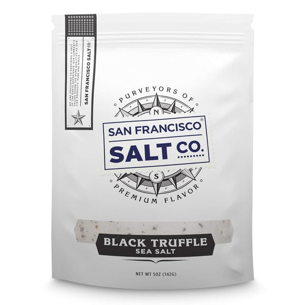 5 Oz. Resealable Pouch - Authentic Italian Black Truffle Salt by San Francisco Salt Company