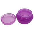 Beauticom 10G/10ML Frosted Container Jars with Inner Liner for Scrubs, Oils, Salves, Creams, Lotions, Makeup Cosmetics, Nail Accessories, Beauty