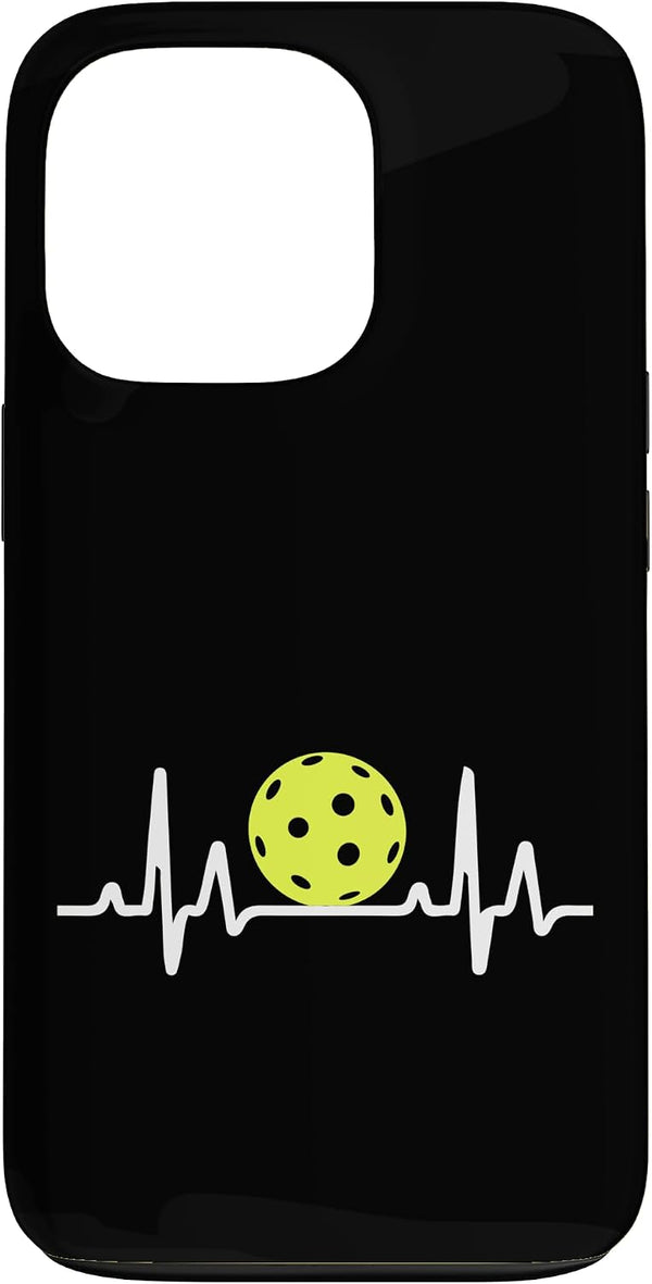 Heartbeat Pickleball Gift for Men Women Kids Teen Boys Girls Case for iPhone 13 Pro