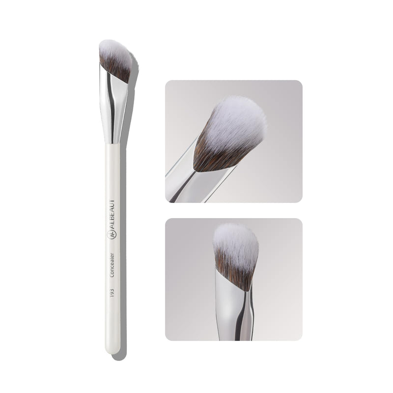 Albeaut Concealer Brush, Angled Under Eye Makeup Small Foundation Precision Face Blending Brush (193 concealer brush), 1pc