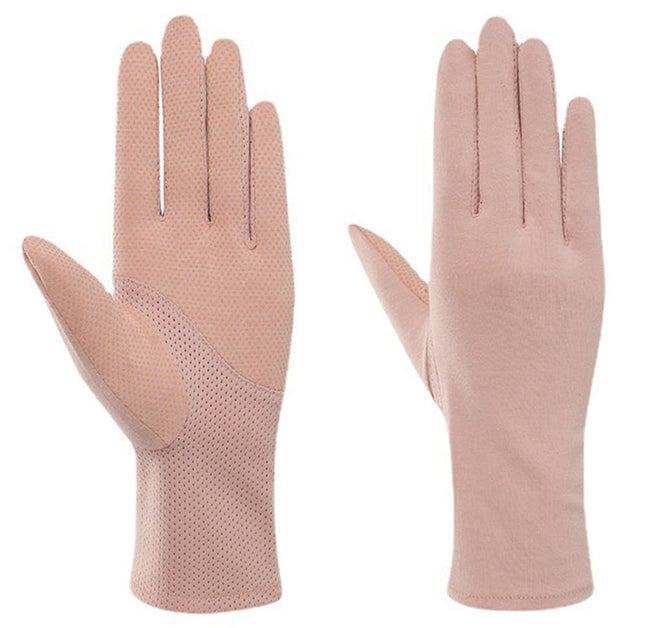 Women-Sun UV Protection Gloves - Full Finger Touchscreen Non Slip-Breathable Sum