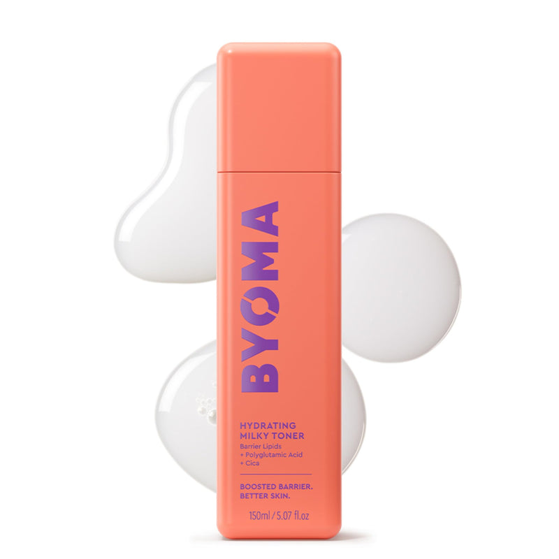 BYOMA Hydrating Milky Toner - Dewy, Ultra Hydrating Toner for Face - Soothes Skin, Locks in Moisture, Reduces Redness - Barrier Repair - 5.07 Fl Oz