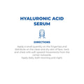 Dermaglos Hyaluronic Acid Serum for Face with Pro Vitamin B5 and Glycerin, Hydrates, Firms, Tones, and Reduces Expression Lines, Suitable for