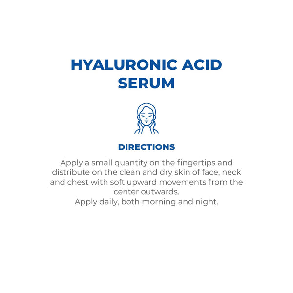Dermaglos Hyaluronic Acid Serum for Face with Pro Vitamin B5 and Glycerin, Hydrates, Firms, Tones, and Reduces Expression Lines, Suitable for