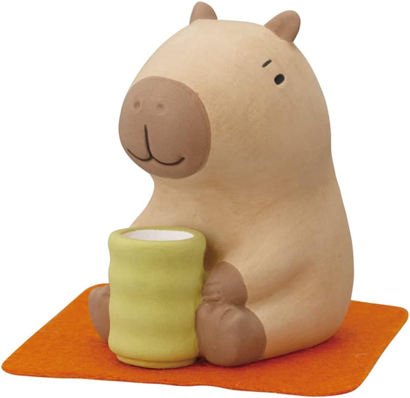 Stone Diffuser Tea-Drinking Animals [ Designed in Japan] Non Electric Passive Diffuser for Essential Oil and Aromatherapy (Ceramic/Clay)