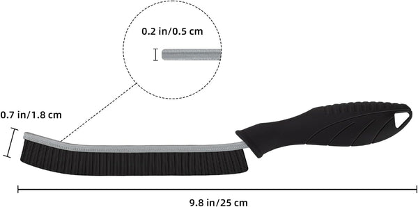 FOOGWEE Hard Bristle Crevice Cleaning Brush - Cleaning Tools for Household Use, Multifunctional Gap Cleaning Supplies for Kitchen, Bathroom,