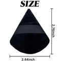 GXXMEI 30PCS Powder Puff Face Soft Makeup Sponge, Triangle Powder Puffs for Loose Powder Mineral Powder Velour Puff for Face Exquisite Makeup Eyes