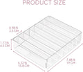 Makeup Organizer for Eyeshadow Palette and Lipstick Organizer, 7 Section Divided Makeup Palette Organizer for Vanity Drawer Countertop Modern