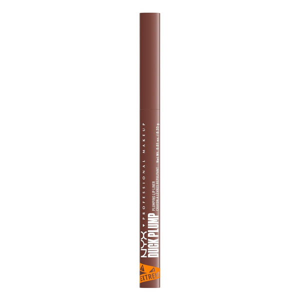NYX PROFESSIONAL MAKEUP Duck Plump Plumping Lip Liner, Matte Pencil with up to 10HR Wear, Subtle Touch (Deep Nude Lip Liner)