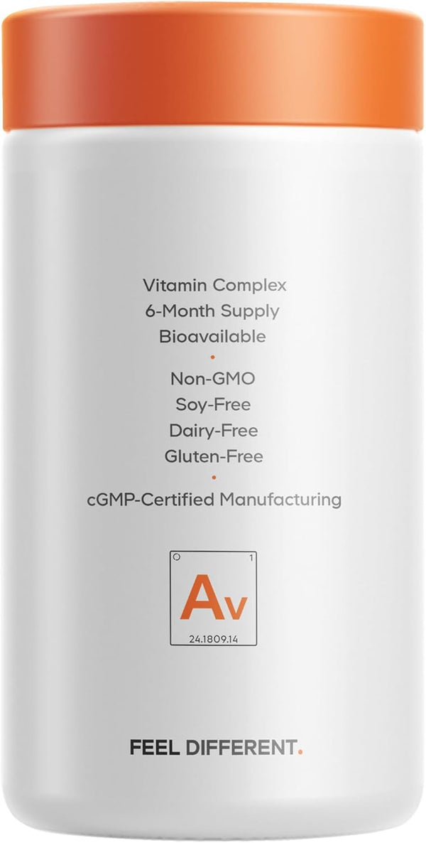 Codeage ADK Vitamins Supplement - Essential Vitamin A, D3 5000 IU, K1 & K2 (MK4 & MK7) - 6-Month Supply - 1 Capsule per Serving, Non-GMO,