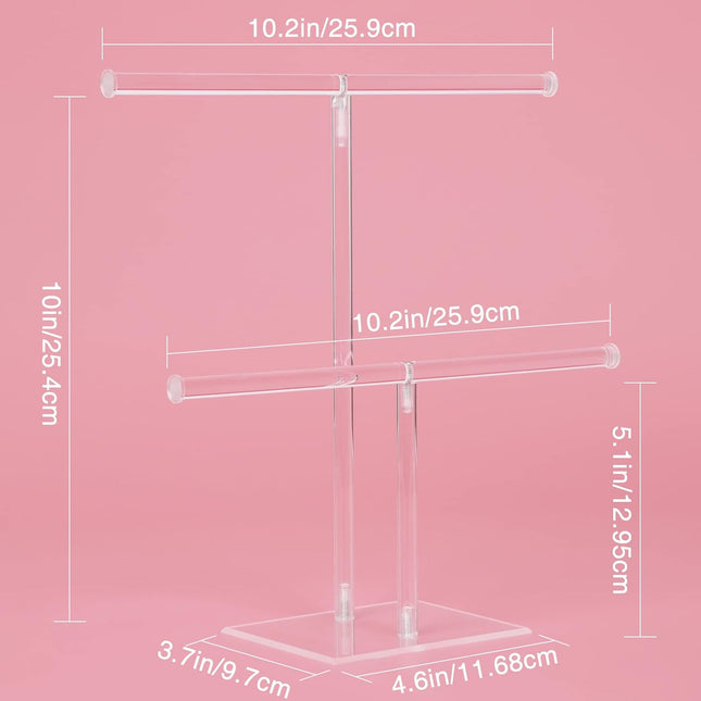 Jewelry Stand Necklace Holder, Acrylic Jewelry Display Holder, Necklace and Brac