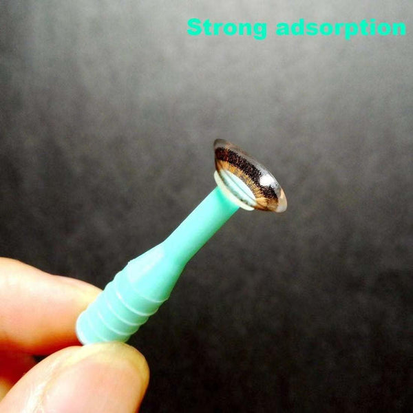 Hard Contact Lens Remover 10 Pack RGP PlungerInserter for Soft Hard Lenses Contact Lens Remover,10 Count