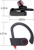 Boean Bluetooth Headphones Wireless Earbuds Bluetooth 5.3 Running Headphones IPX7 Waterproof Earphones with 16 Hrs Playtime Stereo Sound Isolation