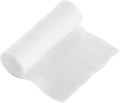 Juvale 4-Inch Gauze Bandage Roll - Soft Stretchy Fabric & Gauze Wrap - Breathable Textured Design for Secure Compression - Pack of 1, 48 Count