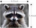 IBILIU Mouse Pad Cute Raccoon,Wildlife Animal Gray Raccoon Portrait Rectangle Mousepad Non-Slip Rubber Base Computer Mouse Pad for Laptop, Office,