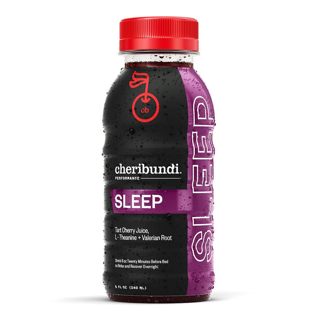Cheribundi Tart Cherry Juice Sleep | Tart Cherry Juice with L-Theanine & Valeria
