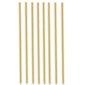 8 PC Brass Round Stock Lathe Bar Stock Kit Stock Solid Bras s Rod 1/8 Inch in Diameter 12 Inch in Length 3.18 mm C27400