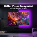 VOLIVO LED Lights for TV, 16.4FT Led Backlight for 45-85 inch TVs, Bluetooth RGB LED Lights Behind Television with Remote, USB Powered, Color