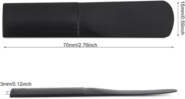 Alto Saxophone Reeds,Plastic Reeds For Alto Sax,3pcs Plastic Alto Saxophone Mouthpiece Reeds Strength 2.5 Repair Reed Accessory Black For Alto Sax