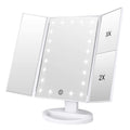 WEILY Makeup Mirror with 21 LED Lights,Two Power Supply Modes White 3.2"L x 7.5"W