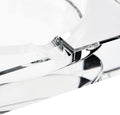 Juvale Crystal Glass Ashtray - 7 x 7 x 1.5 in, Clear Classic Square - Indoor Ashtray for Smokers, Decorative Smoke Tray with 4 Cigar Rests 7x7x1.5