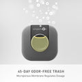 Simplehuman All-Natural Odor-Absorbing System, Odorsorb Pod Refill, 4 Pods, Fit inside Close-Lid Trash Cans