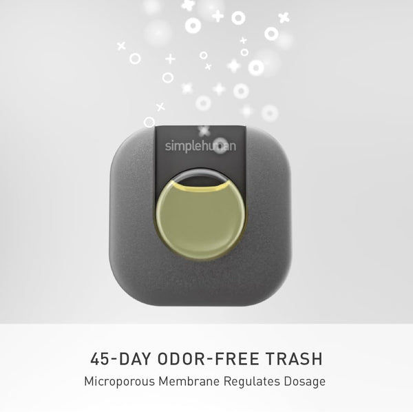 Simplehuman All-Natural Odor-Absorbing System, Odorsorb Pod Refill, 4 Pods, Fit inside Close-Lid Trash Cans