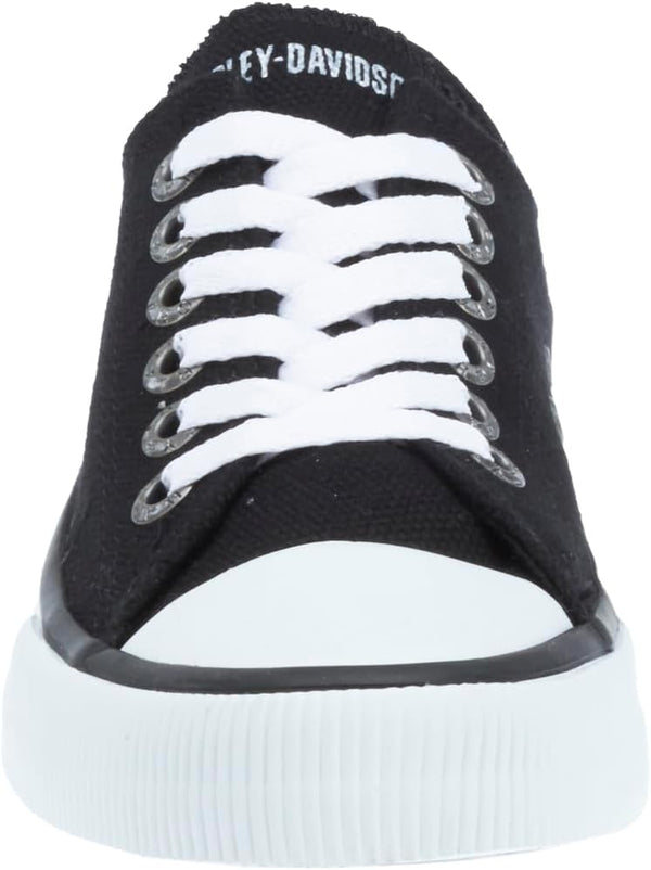 Harley-Davidson Footwear Womens Zia Lace Up Sneakers Shoes Casual - Black 7 Black