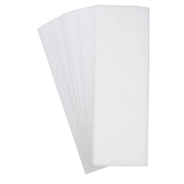 Juvale Wax Strips for Hair Removal - 7.85 x 2.7 In Pack of 400 Non-Woven Disposable Sheets - Customizable Face & Body Waxing Strips for Women