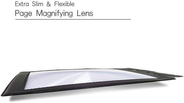 Valuu A4 Magnifier Full Page Reading Magnifier 3X Magnifying Power Large Sheet Magnifying Glass Reading Aid Lens Fresnel for Books Menus