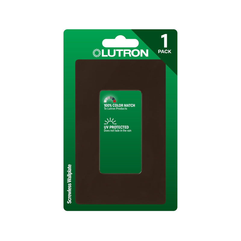 Lutron Claro Light Switch Cover Plate, 1 Gang Wallplate, for Decorator Light Switches, Rocker Light Switch Cover, Outlet Cover, Screwless Switch