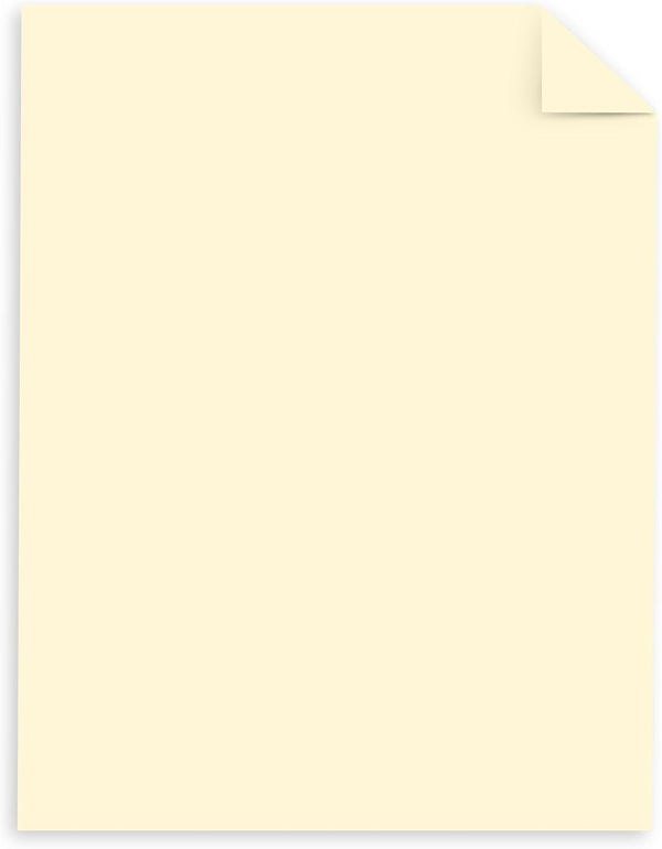 Neenah Exact Vellum Bristol Cardstock, 8.5" x 11", 67 lb/147 GSM, Ivory, 250 Sheets (81368) Ivory 250 Sheets (Pack of 1)