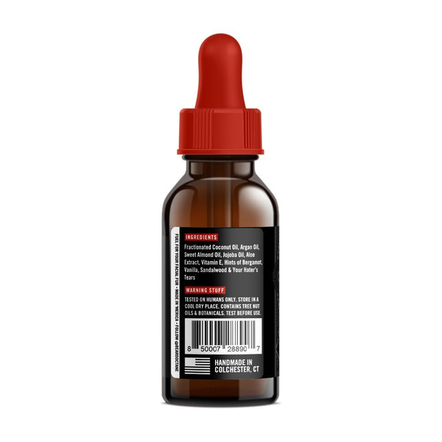 Beard Octane: Envy - Natural Beard Oil W/Argan Oil - 1 Oz - Promotes Healthy Softer Beards - Made in USA - Premium Handc