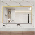 Metallic Gold Mirror Border Trim Peel and Stick PVC Wall Molding Trim Tape Self Adhesive Shiny Gold Decorative Trim for TV, Wall, Mirror, Door,