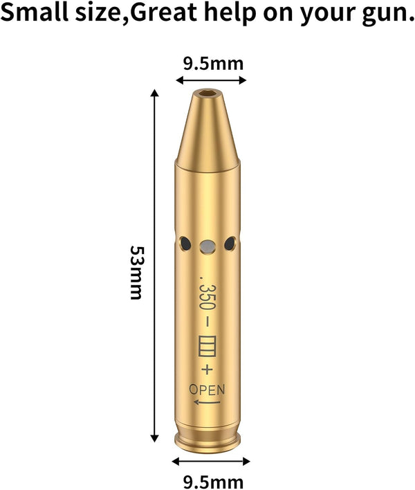 Tipfun .350 LGND(9×43mm) Bore Sight Laser Sight Red Dot Boresighter | Extra Batteries,Bore Sighter,for Hunting and Shooting,Light and Compact