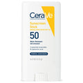 Cerave Mineral Sunscreen Stick SPF 50, Broad Spectrum SPF + Hyaluronic Acid + Ceramides, Titanium Dioxide & Zinc Oxide, 100% Mineral Face