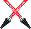 MELIFE 0.6"-1.5" Muffler Exhaust Wash Plug, Motorcycle Dirt Bike 2 Stroke with Streamer Rubber Exhaust Silencer (2 Pack)