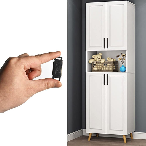 12Pack Magnetic Door Catch - 15lb High Magnetic Plastic Heavy Duty Latch for Kitchen Bathroom Cupboard Wardrobe Closet Closures Cabinet Door
