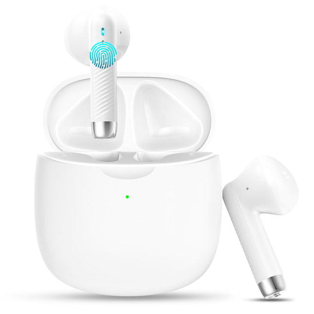 Wireless Earbuds, Bluetooth 5.4 Headphones in Ear with Noise Cancelling Mic, Bluetooth Earbuds Stereo Bass, IP7 Waterpro