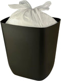 Amazon Basics Small 4 Gallon Trash Bags with Flap Ties, Fresh Scent, Odor Control, 0.5 mil Thick, 80 Count 80 Count (Pack of 1)