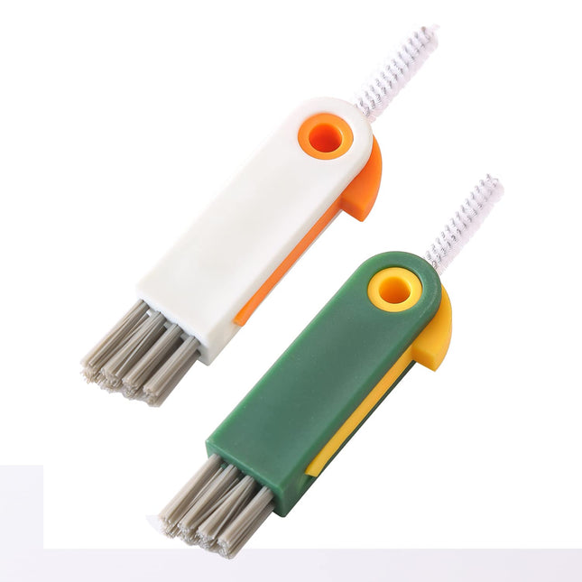 HONOMA Multi-Functional Water Bottle Cover Cleaning Brush,3 in 1 Cleaner Tools for Bottle Cup Cover Lid Groove Crevice T