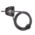 Master Lock Black Python Bike Lock with Key, Adjustable Metal Cable Lock has a Weather Resistant Vinyl Coating for Outdoor Equipment, Bicycles, 6