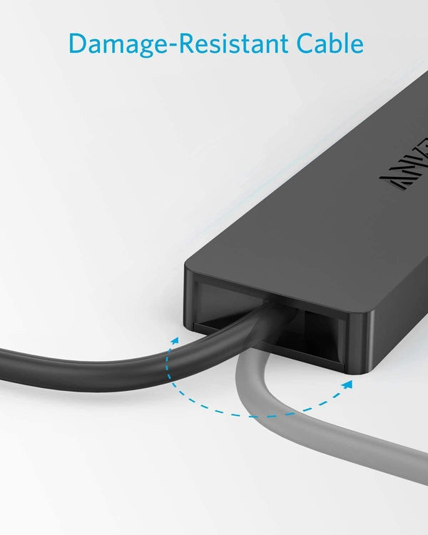 Anker USB Hub 4 Ports, Multiple USB 3.0 Hub, USB Splitter for Laptop, Extender for A Port Laptop, PC, Desktop and More [Charging Not