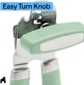 GORILLA GRIP Heavy Duty Stainless Steel Smooth Edge Manual Can Opener and Bottle Openers, Soft Comfortable Handle, Oversized Handheld Turn Knob,