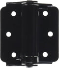 Hardware Essentials 852868 Hardware Essentials 852546 Satin Brass Double-Acting (3-Inch) Black Adjustable Screen Door Spring Hinge, 3" (76.2Mm), 2