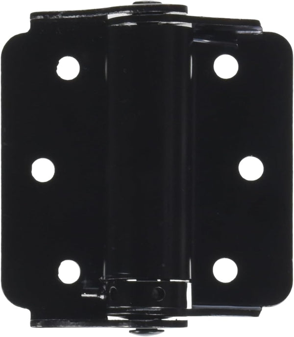 Hardware Essentials 852868 Hardware Essentials 852546 Satin Brass Double-Acting (3-Inch) Black Adjustable Screen Door Spring Hinge, 3" (76.2Mm), 2